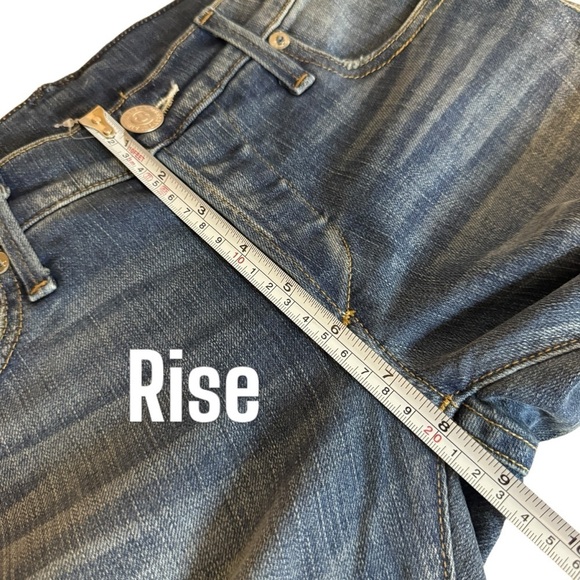 True Religion Liv Low Rise Relaxed Skinny denim jeans button fly women’s 24 - Picture 12 of 13